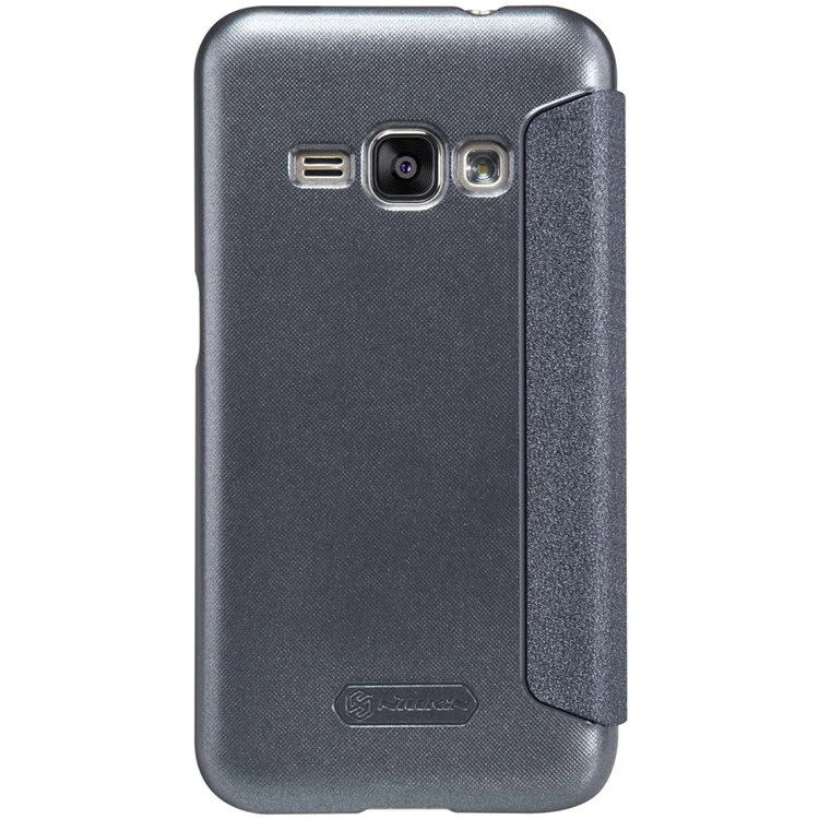 NILLKIN Sparkle Series Leather Flip Case for Samsung Galaxy J1 (2016) - Black