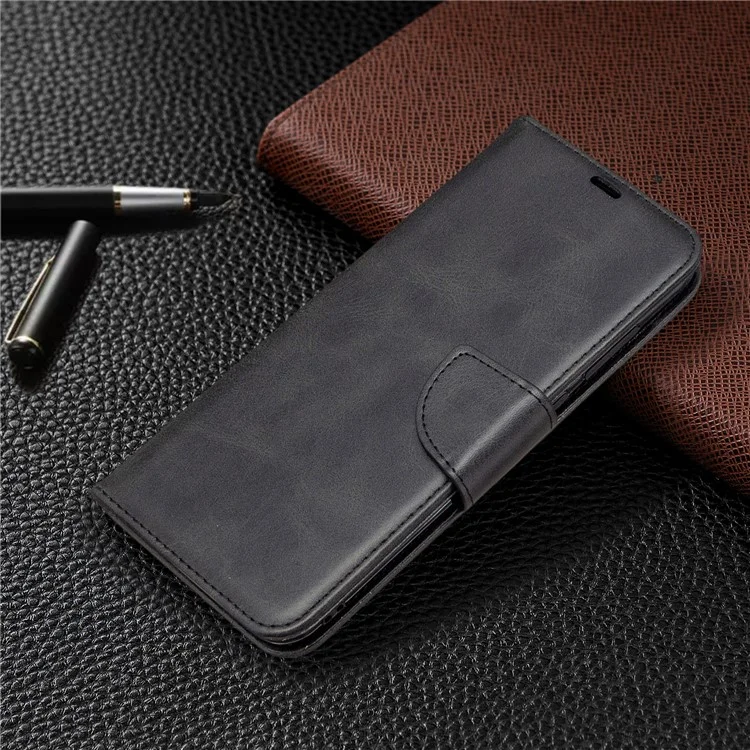 Wallet Leather Stand Case for Samsung Galaxy A11 (EU Version)/M11 - Black