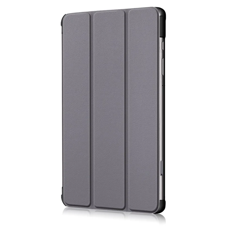 Tri-fold Stand Leather Smart Case for Samsung Galaxy Tab S6 Lite (2020) P610 P615 / (2022) / (2024) - Grey