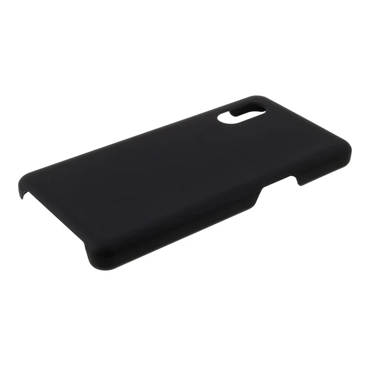 Rubberized Hard PC Cell Phone Case for Samsung Galaxy Xcover Pro - Black