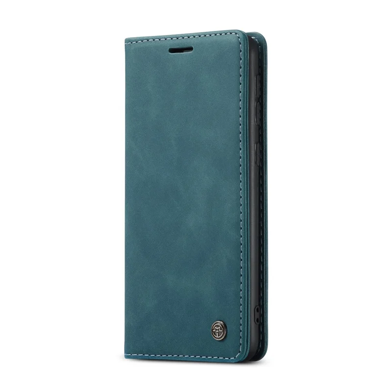 CASEME 013 Series Auto-absorbed Leather Shell for Samsung Galaxy M31 - Green