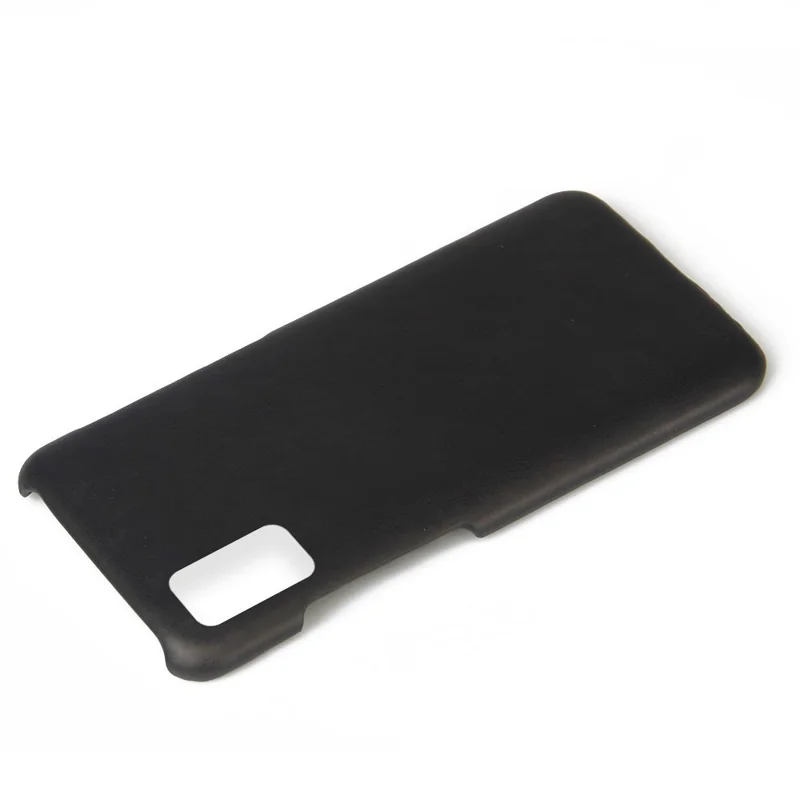 Crazy Horse PU Leather Coated PC Protection Case for Samsung Galaxy A41 (Global Version) - Black