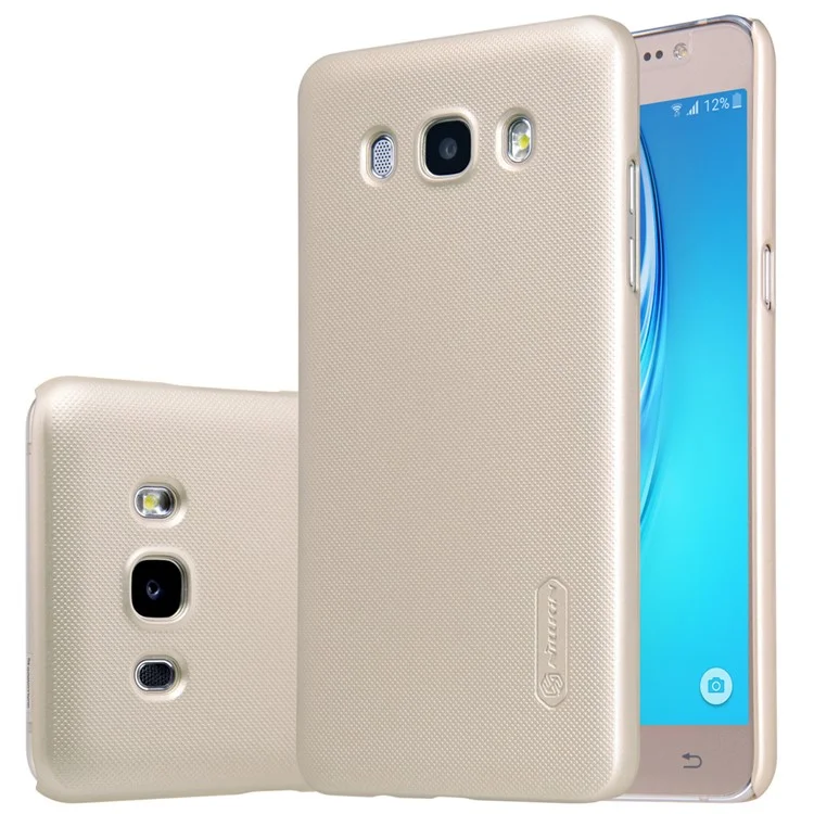 NILLKIN Super Frosted Shield Hard Phone Cover for Samsung Galaxy J5 (2016) - Gold