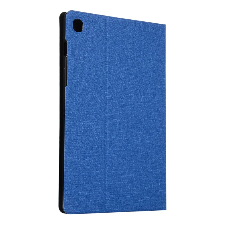 Stoftekstur PU-læder stående tablethylster til Samsung Galaxy Tab S6 Lite (2020) P610 P615 / (2022) / (2024) - Blå