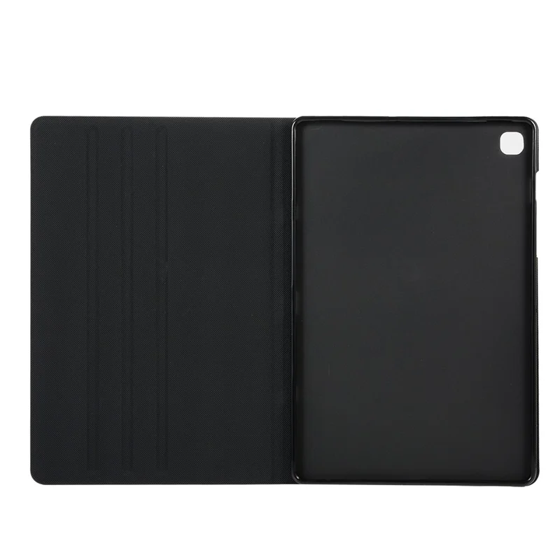 Stoftekstur PU-læder stående tablethylster til Samsung Galaxy Tab S6 Lite (2020) P610 P615 / (2022) / (2024) - Blå