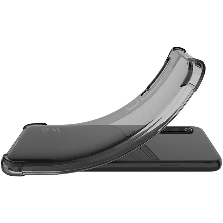 Étui de téléphone souple anti-chute IMAK Silky TPU + Film de protection d'écran pour Samsung Galaxy A51 5G SM-A516 - Gris