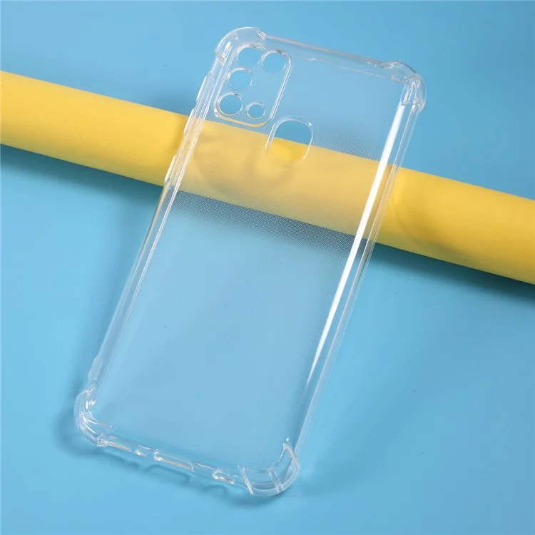 Custodia per telefono in TPU anti-goccia trasparente per Samsung Galaxy M31