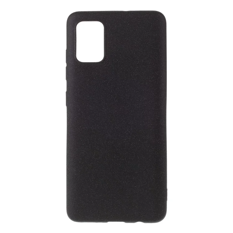 Double-sided Matte TPU Protector Cover for Samsung Galaxy A51 SM-A515/M40S - Black