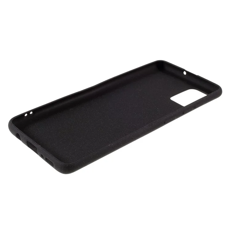 Coperchio Protettore TPU Opaco a Doppia Faccia Per Samsung Galaxy A51 SM-A515/M40S - Nero