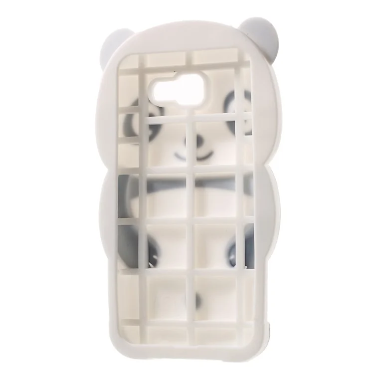 3D Panda Silicone Protective Case for Samsung Galaxy A5 SM-A510F (2016) - Black