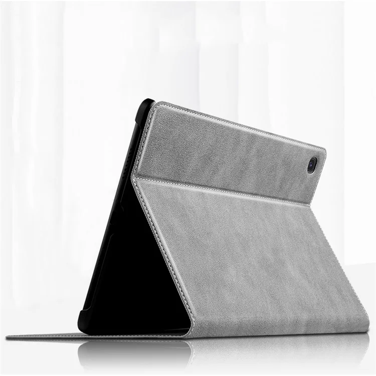 Cubierta Protectora de Tableta PU de Patrón de Ciervo Ultra Delgado Para Samsung Galaxy Tab S6 Lite P610/P615/S6 Lite (2022) - Gris