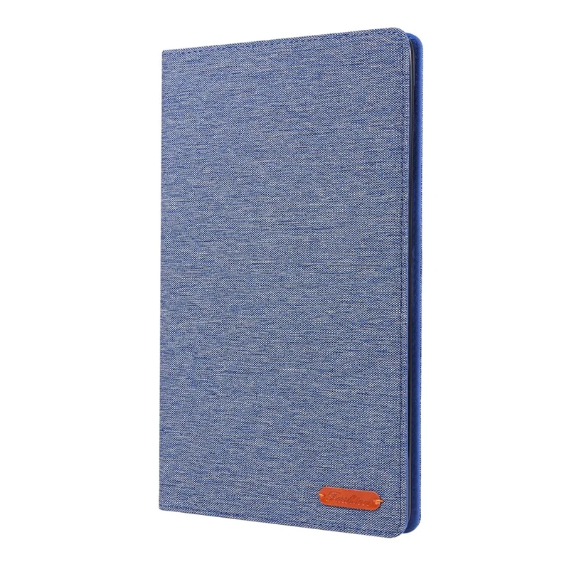 Cloth Texture Card Slots Stand Leather Cover for Samsung Galaxy Tab A 10.1 (2019) T510/T515 - Blue