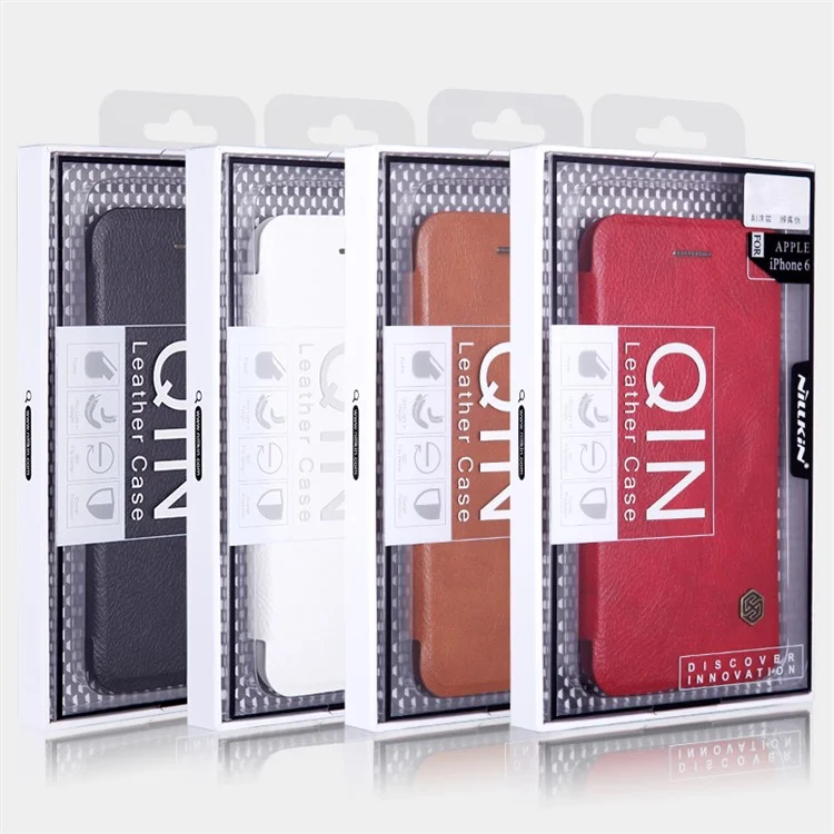 NILLKIN Qin Series Window View Leather Case for Samsung Galaxy J7 (2016) - Black