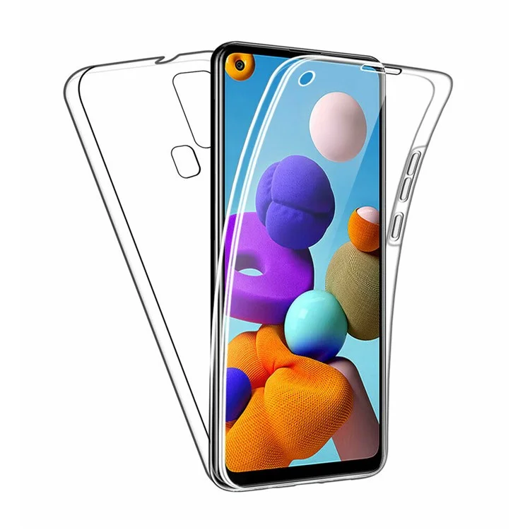 Прозрачный акриловый чехол + TPU + PET для Samsung Galaxy A21s