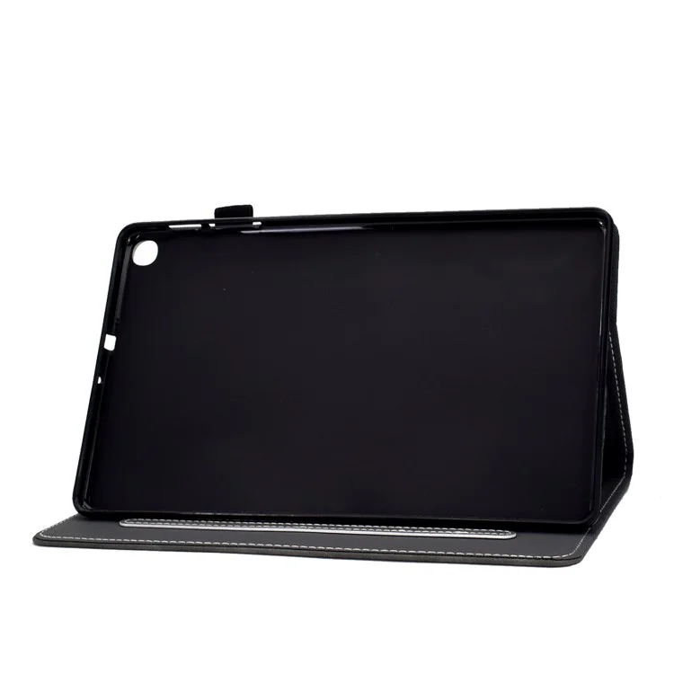 Custodia in pelle per porta carte da Stand per Samsung Galaxy Tab S6 Lite (2020) P615 P610 / (2022) / (2024) - Nero