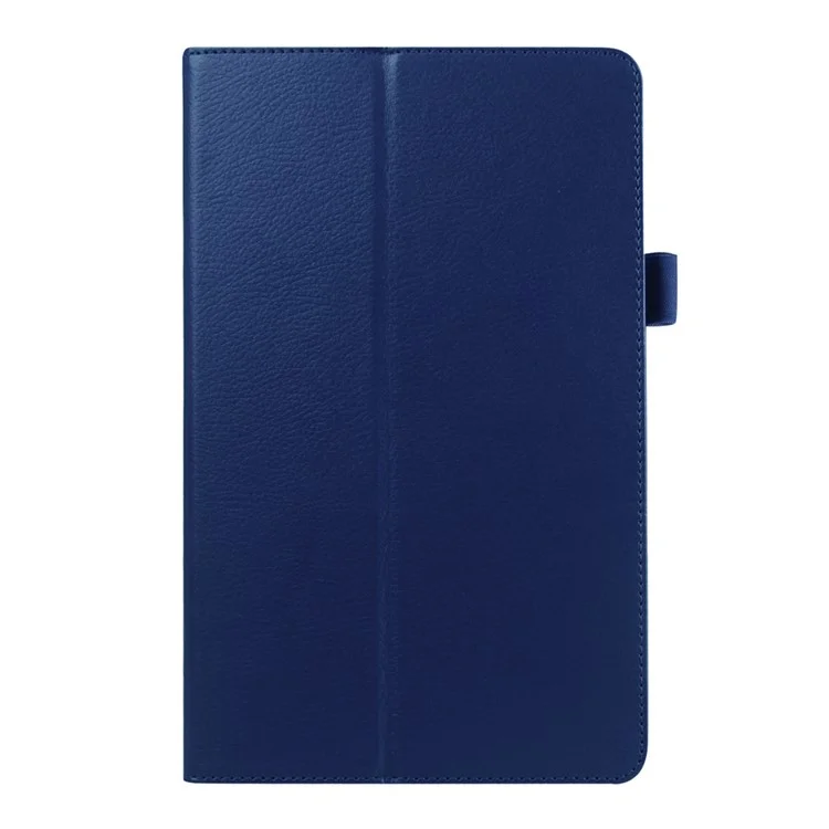Litchi Texture Stand Leather Tablet Case for Samsung Galaxy Tab A 7.0 T280 T285 - Dark Blue