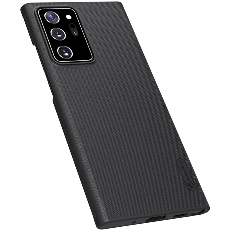 NILLKIN Frosted Shield Matte Hard PC Cell Phone Cover pour Samsung Galaxy Note20 Ultra 4G/Note20 Ultra 5G - Noir