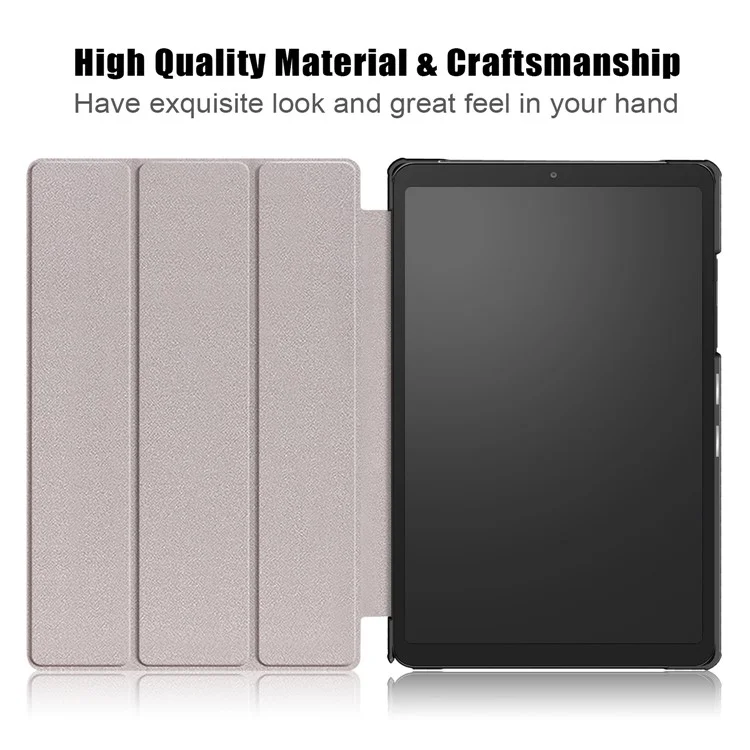 Pattern Printing Tri-fold Stand Leather Smart Case for Samsung Galaxy Tab A7 (2020) T500 T505 T507 - Trees