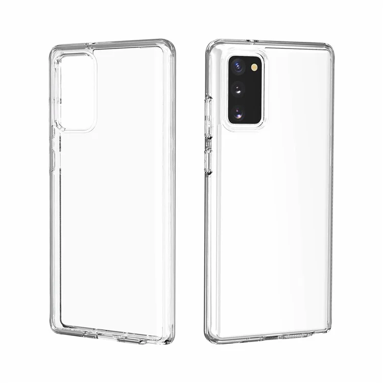 Transparent PC + TPU Case for Samsung Galaxy Note20 4G/5G - Transparent