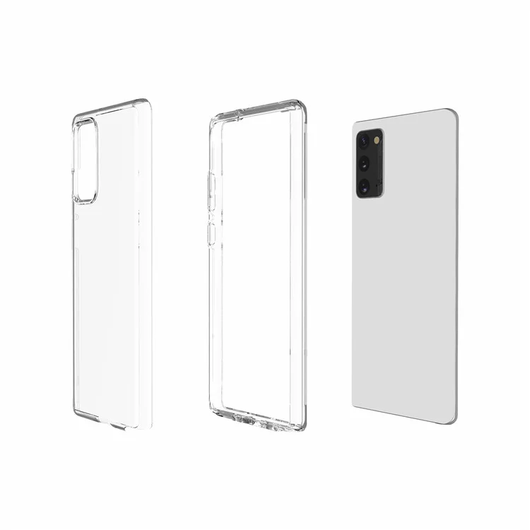 Transparent PC + TPU Case for Samsung Galaxy Note20 4G/5G - Transparent