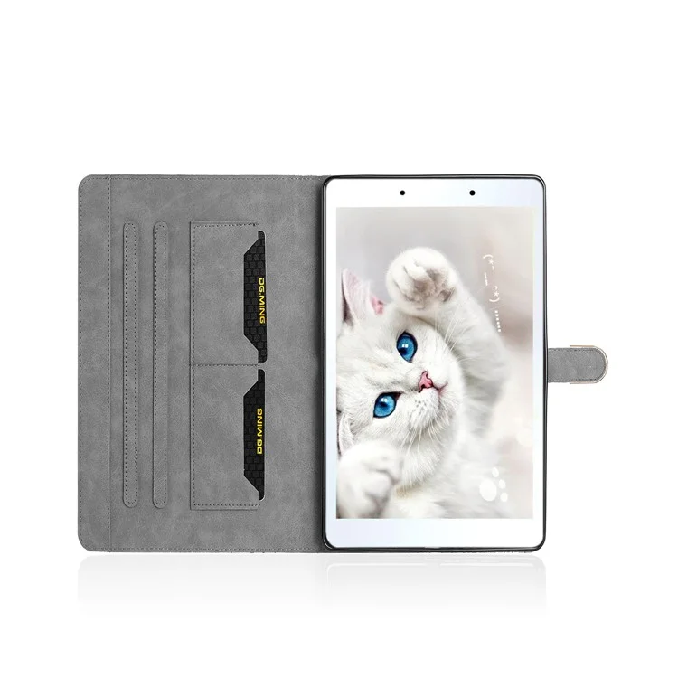 Crocodile Textur Flash Pulver Leder Card Slot Stand Tablet Hülle Für Samsung Galaxy Tab A 8.0 Wi-Fi (2019) SM-T290 - Roségold
