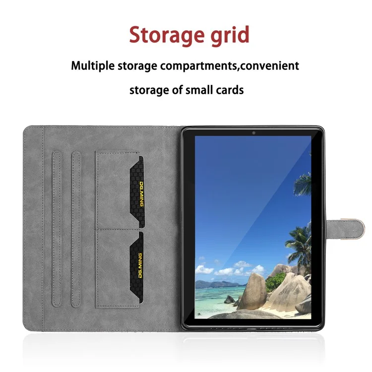 Crocodile Textur Flash Pulver Leder Card Slot Stand Tablet Hülle Für Samsung Galaxy Tab A 8.0 Wi-Fi (2019) SM-T290 - Roségold