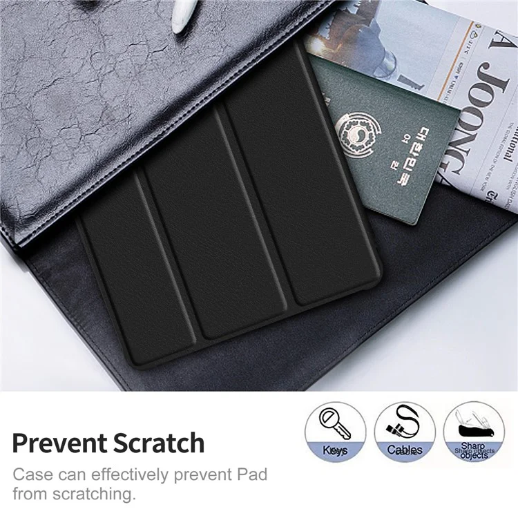 Lightweight Tri-fold Stand Leather Smart Case Auto-Sleep / Wake Function Waterproof Easy-Cleaning Surface for Samsung Galaxy Tab A7 10.4 (2020) / (2022)