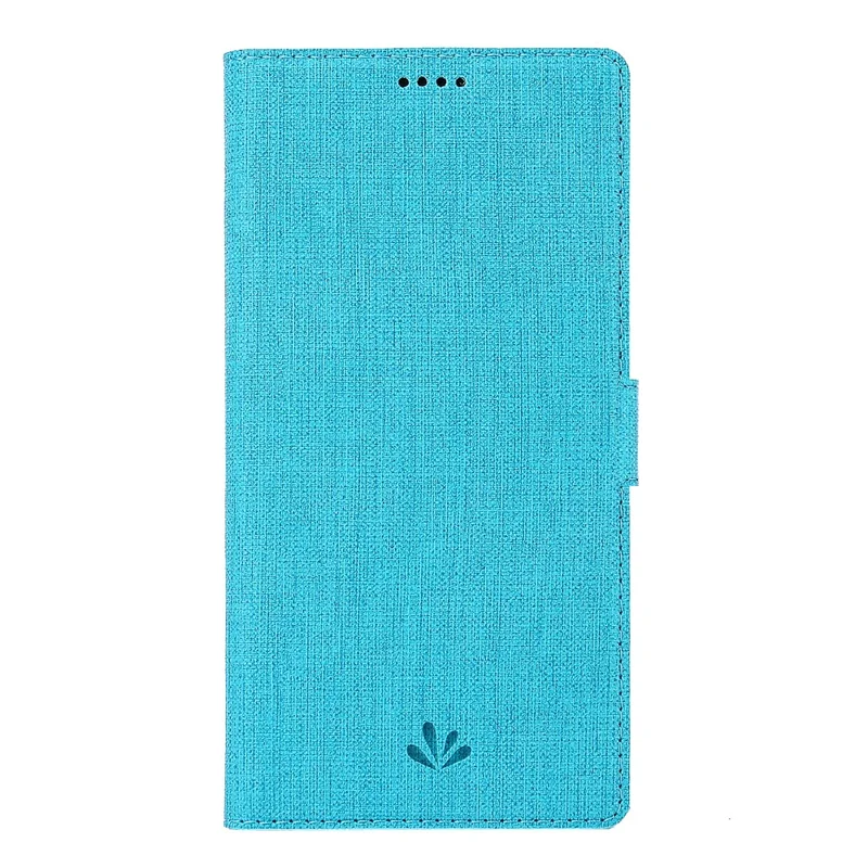 VILI DMK Cross Texture Double Magnetic Clasp Leather Wallet Case for Samsung Galaxy A31 - Blue