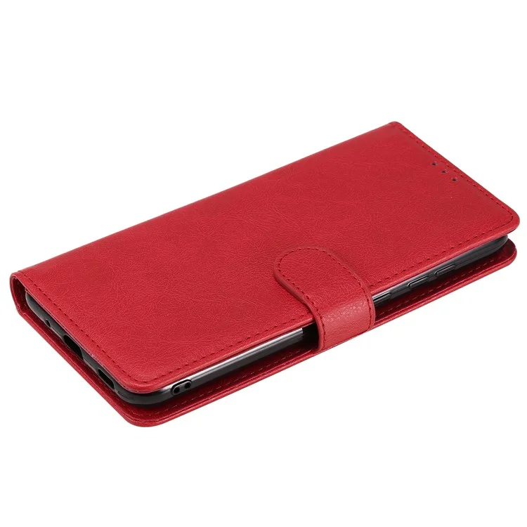 Magnetic KT Leather Series-3 Detachable 2-in-1 Leather Shell for Samsung Galaxy M11 - Red