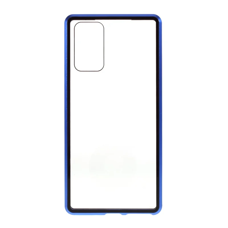 Detachable Metal Frame + HD Tempered Glass Full Protection Cover for Samsung Galaxy Note20 4G/5G - Blue