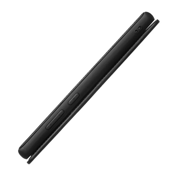 QIALINO Pour Samsung Galaxy Note20 Ultra 5G/Note20 Ultra Étui en Cuir de Vache Véritable Portefeuille Housse de Protection pour Téléphone - Noir