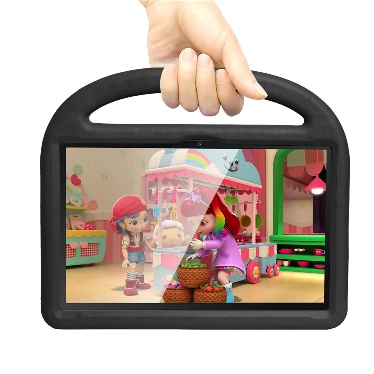 Funda de tableta a prueba de golpes con soporte estilo gorrión para Samsung Galaxy Tab A7 10.4 (2020) / (2022) T500 / Tab A7 10.4 (2022) - Negro