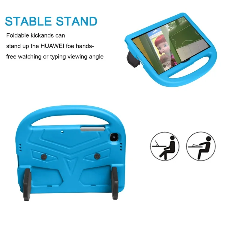 Custodia per tablet a prova di urto Sparrow Style con supporto per Samsung Galaxy Tab A7 10.4 (2020) / (2022) T500 / Tab A7 10.4 (2022) - Blu