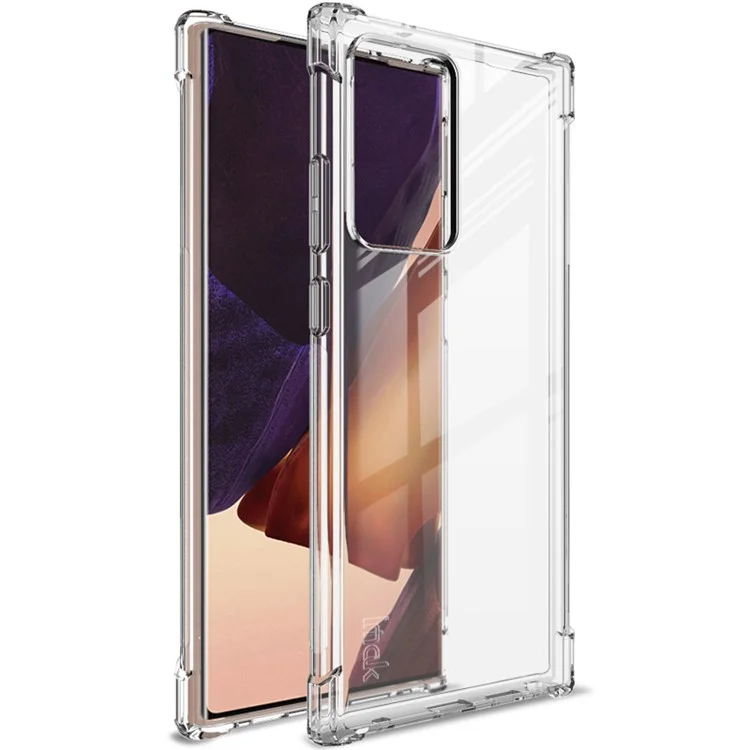 IMAK Silky Anti-drop TPU Capa Suave + Película Protetora de Tela para Samsung Galaxy Note20 Ultra/Note20 Ultra 5G - Transparente