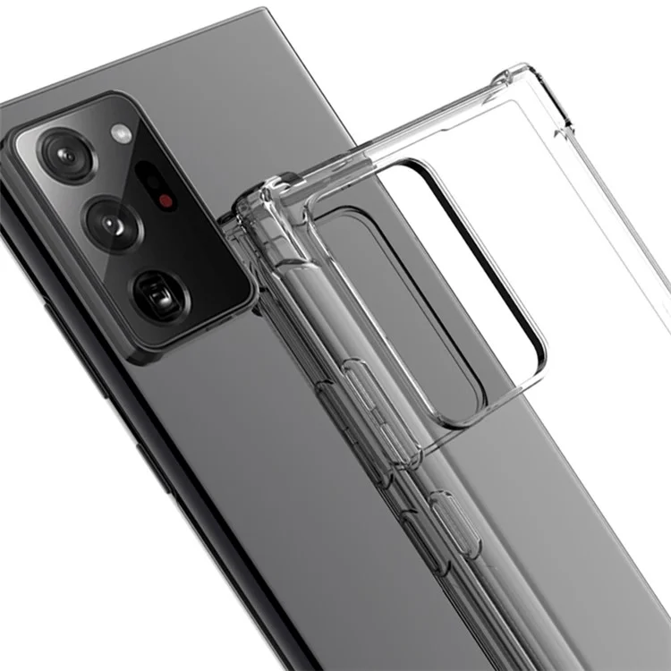 IMAK Silky Anti-drop TPU Capa Suave + Película Protetora de Tela para Samsung Galaxy Note20 Ultra/Note20 Ultra 5G - Transparente
