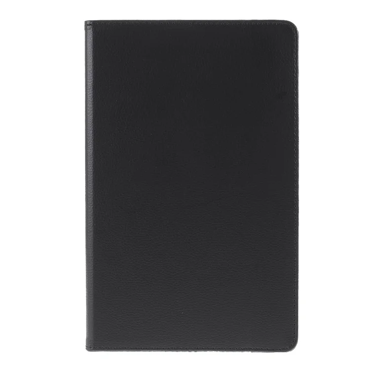 Funda de cuero con soporte giratorio de 360 grados y banda elástica de fijación para Samsung Galaxy Tab A7 10.4 (2020) / (2022) - Negro