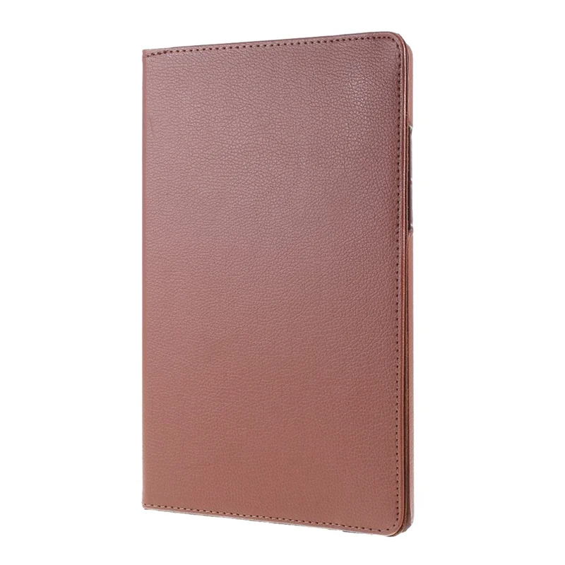 Middle Hollow on the back Leather Case with 360-Degree Rotating Stand + Elastic Fasten Band for Samsung Galaxy Tab A7 10.4 (2020) / (2022) - Brown
