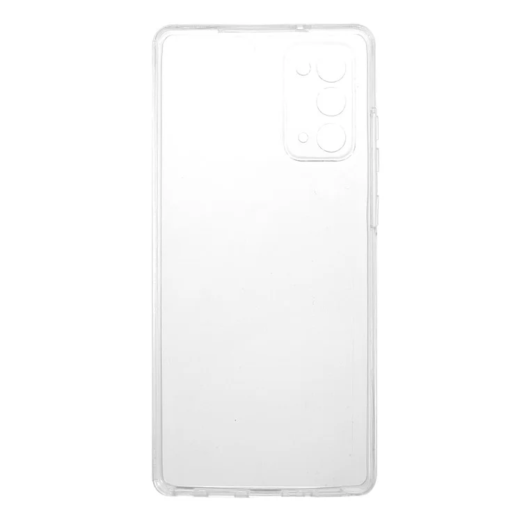 Hybrid PET + TPU + Acryl Vollschutzabdeckung, transparent, für Samsung Galaxy Note20 4G/5G
