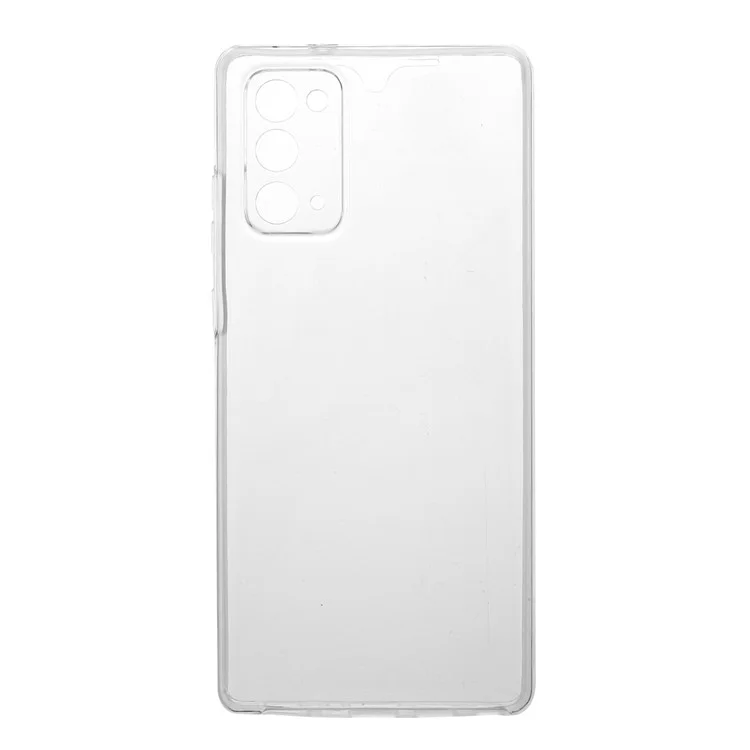 Hybrid PET + TPU + Acryl Vollschutzabdeckung, transparent, für Samsung Galaxy Note20 4G/5G