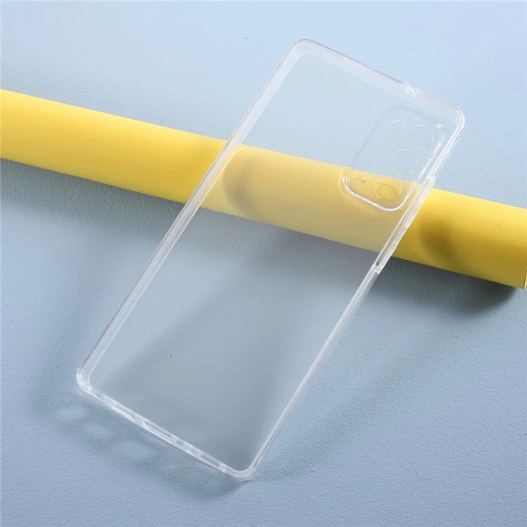 Hybrid PET + TPU + Acryl Vollschutzabdeckung, transparent, für Samsung Galaxy Note20 4G/5G