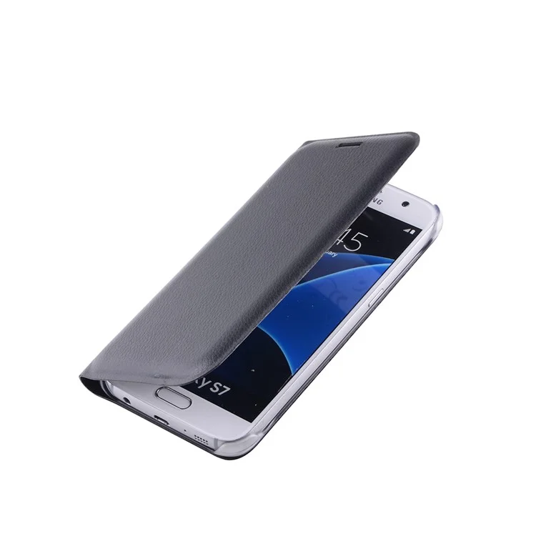 Leather Card Holder Case for Samsung Galaxy S7 G930 - Black
