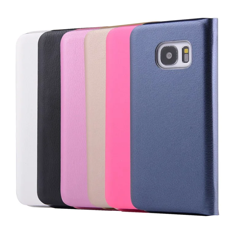 Leather Card Holder Case for Samsung Galaxy S7 G930 - Black