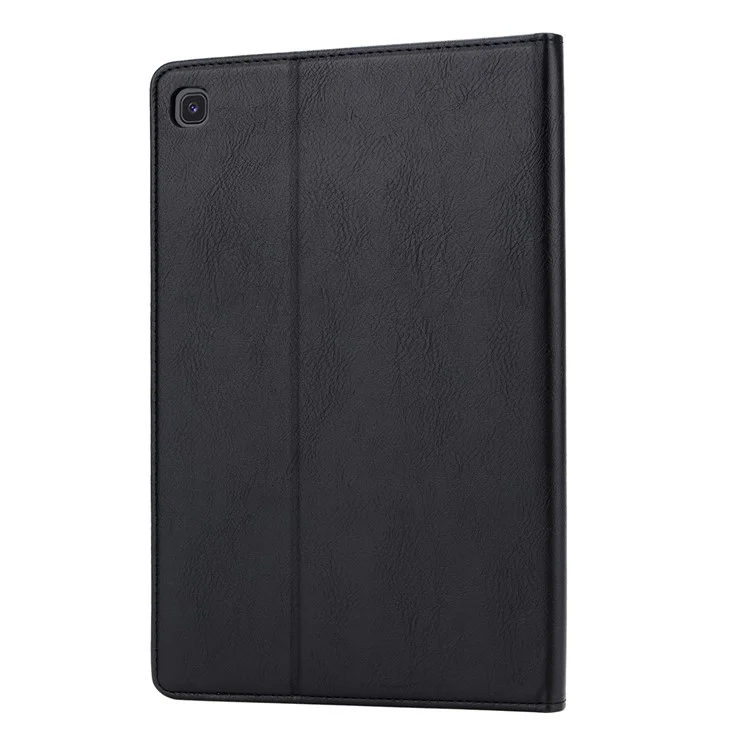 Para Samsung Galaxy Tab A7 10.4 (2020) TS505 / T500 PU Tableta De Cuero De La PU Múltiples Ranuras Para Tarjetas Caja De Absorción Automática - Negro