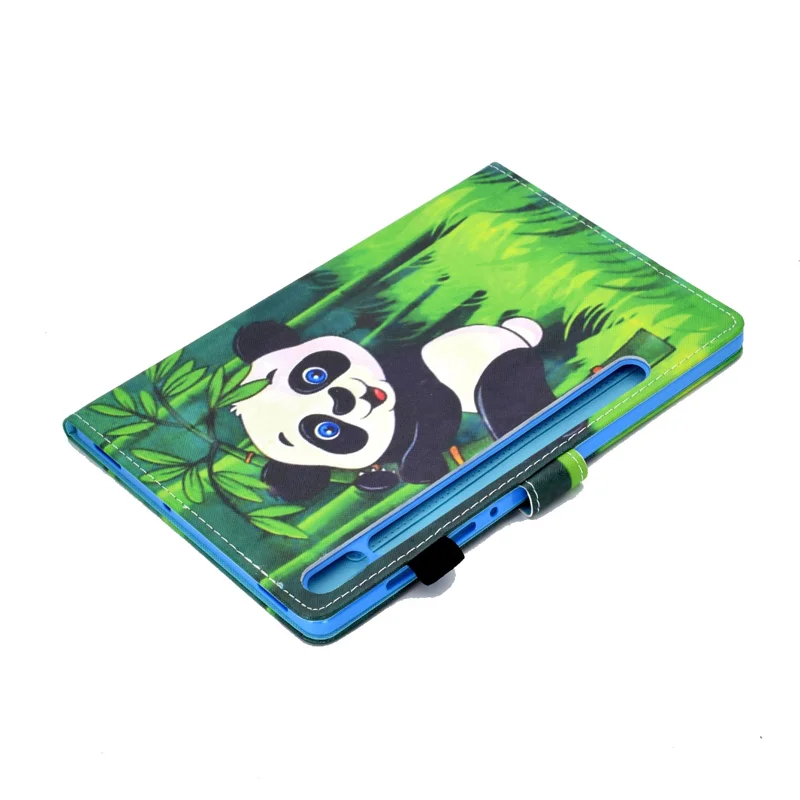 Impression en Cuir de Peau Avec Porte-cartes à Carte - Panda et Bambou