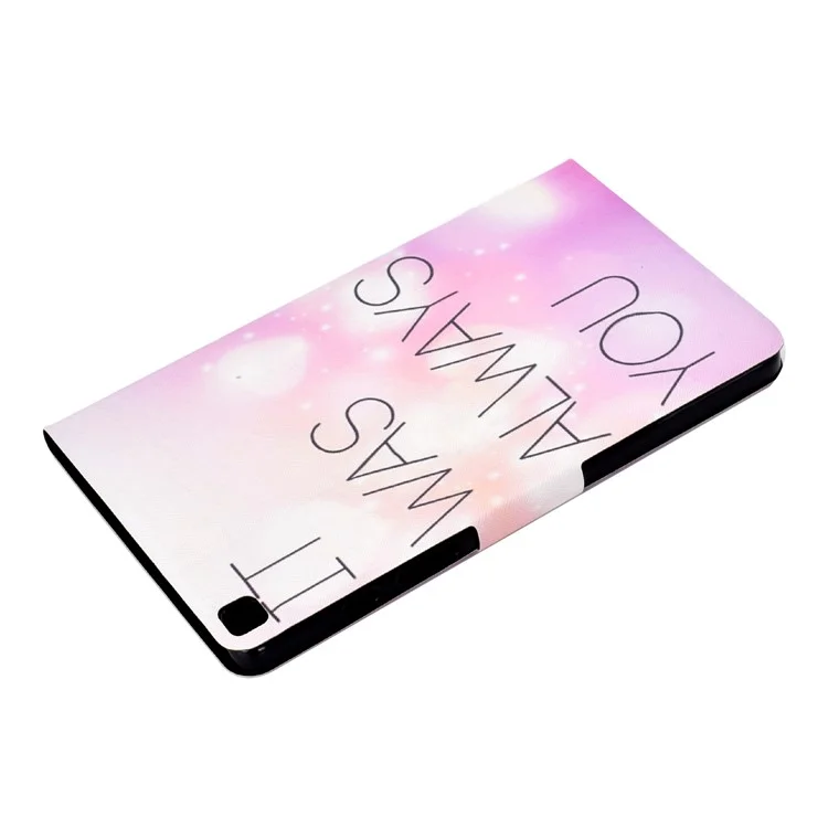 Funda de tableta de cuero con estampado de patrones para Samsung Galaxy Tab A7 10.4 (2020) / (2022) T500 - Siempre fuiste tú
