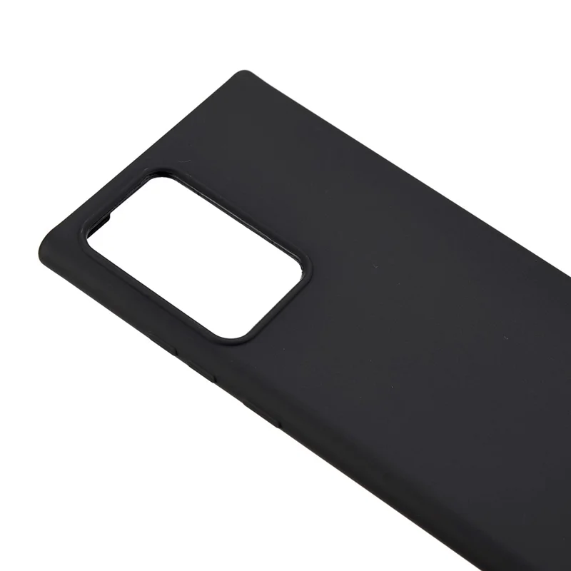 Zachte TPU-hoes met draagkoord voor Samsung Galaxy Note20 Ultra / Note20 Ultra 5G hoes - Zwart