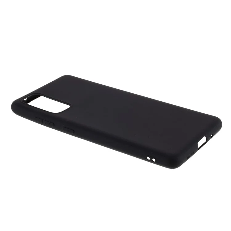 Pour Samsung Galaxy S20 FE 4G/5G/S20 Lite/S20 FE 2022 Soft TPU Matte Finish Coating Slim Phone Case - Noir