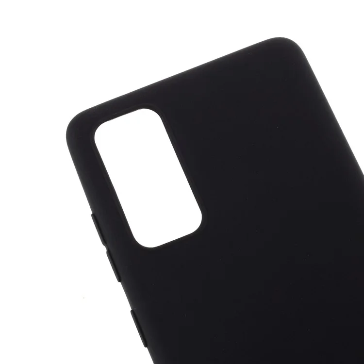Pour Samsung Galaxy S20 FE 4G/5G/S20 Lite/S20 FE 2022 Soft TPU Matte Finish Coating Slim Phone Case - Noir