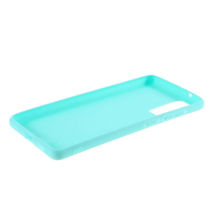 Per Samsung Galaxy S20 FE 4G/5G/S20 Lite/S20 FE 2022 Soft TPU Finitura Opaca Rivestimento Slim Phone Case - Baby Blue