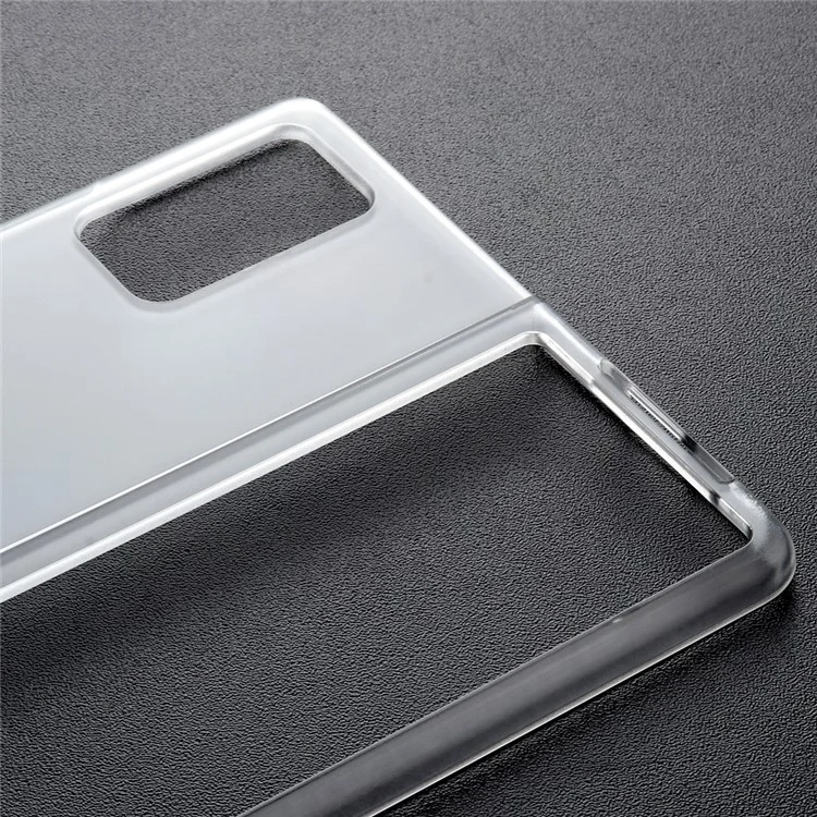 Матовый прозрачный защитный чехол из поликарбоната для Samsung Galaxy Z Fold2 5G